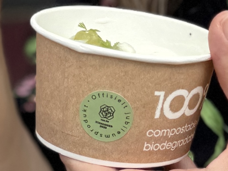 Siddis Gelato - offisielt jubileumsprodukt i Stavanger 2025.