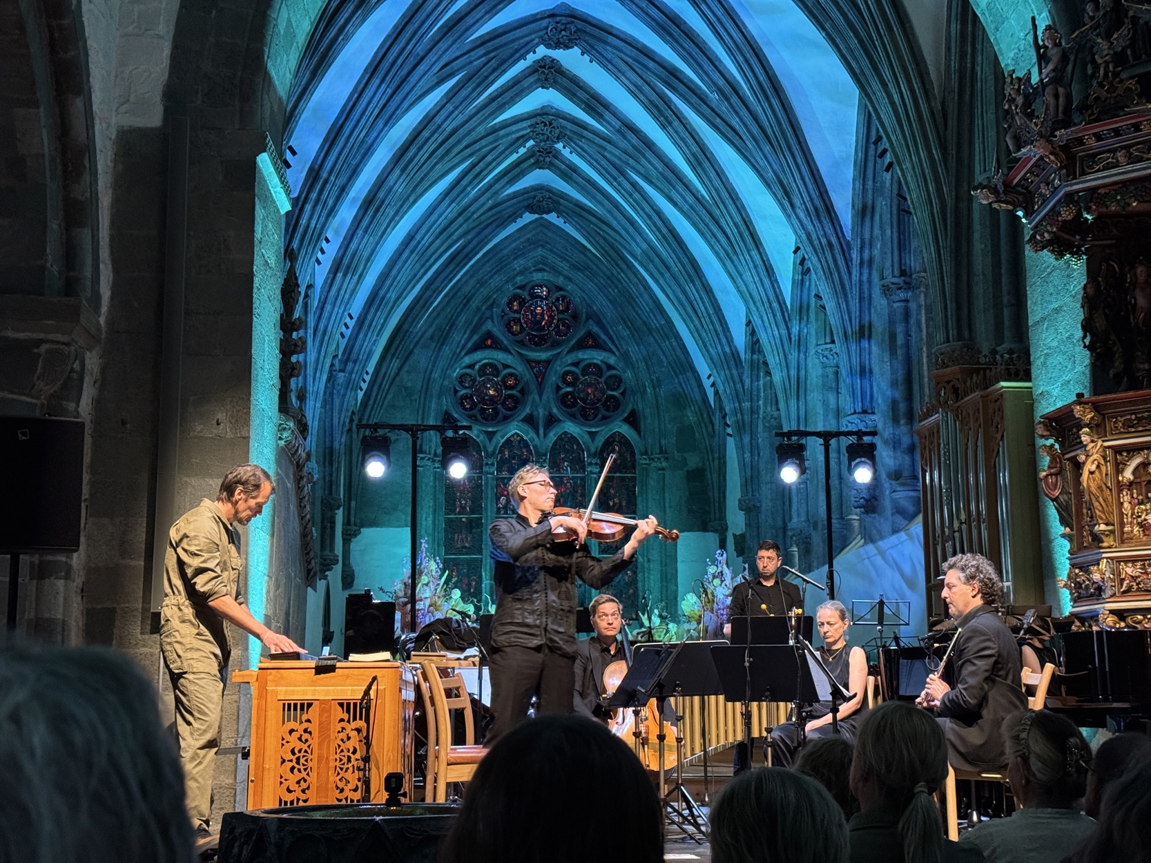 Bilde fra konserten Rational music i domkirken.