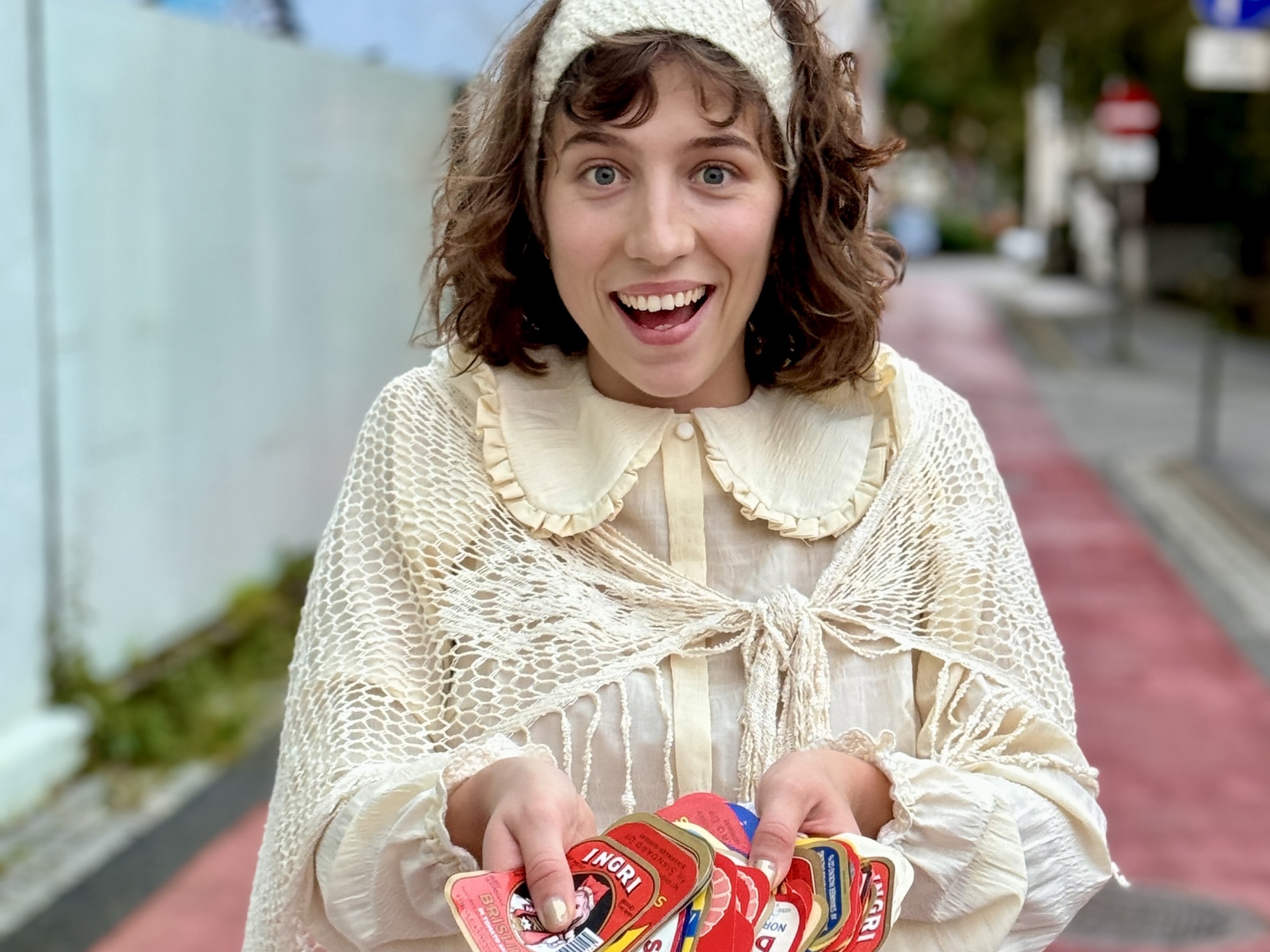 Betsy, spilt av Hanna Margrete Muir, i forestillingen Blikk.