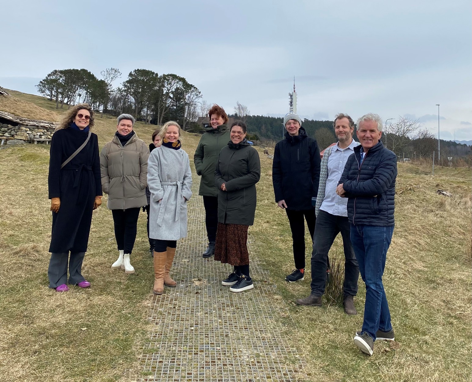 Cecilie Claviez (påtroppende daglig leder Universitetsfondet), Martha Rødde (Stavanger kommune), Vibecke Lycke Olsen (UiS), Helene Gram (Kunnskapsbyen), Marianne Langeland(Lyse), Stian Kristensen (Stavanger 2025), Ole Madsen (Arkeologisk museum) og Gottfred Tunge (SUS).