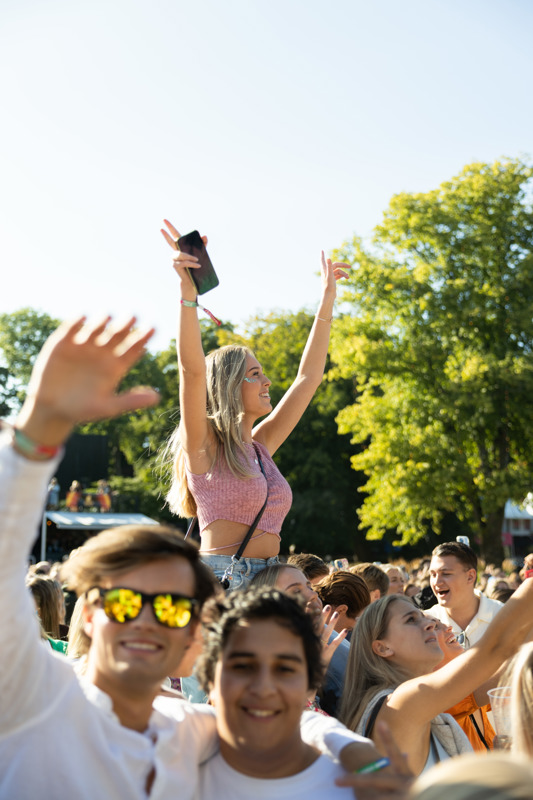 Publikum på festival