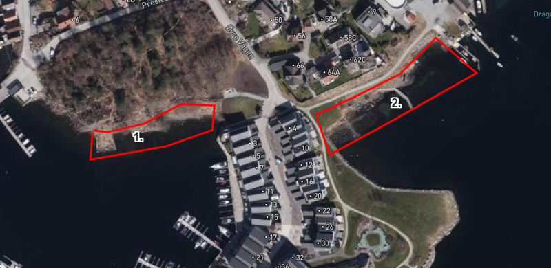 Disse to områdene er forurenset ved Jadarholm.