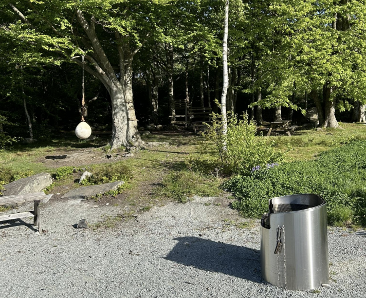 Grill i friområdet ved Jadarholm
