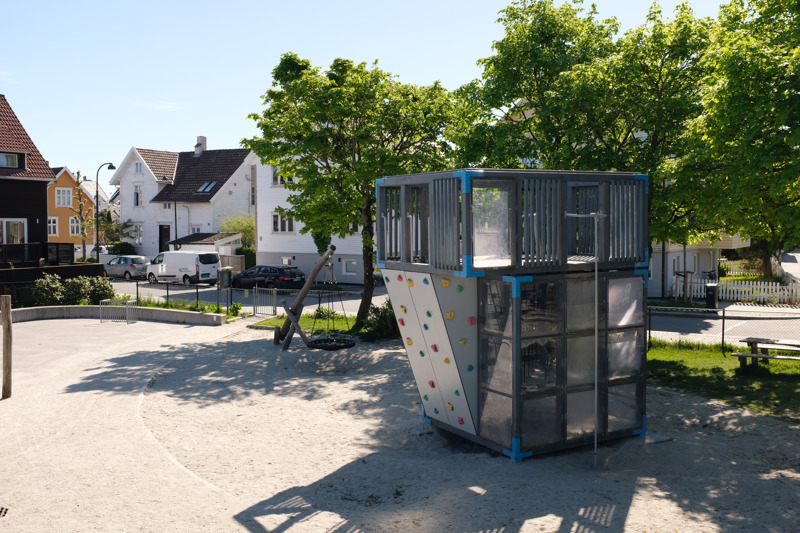 oversiktsbilde over lekeplassen