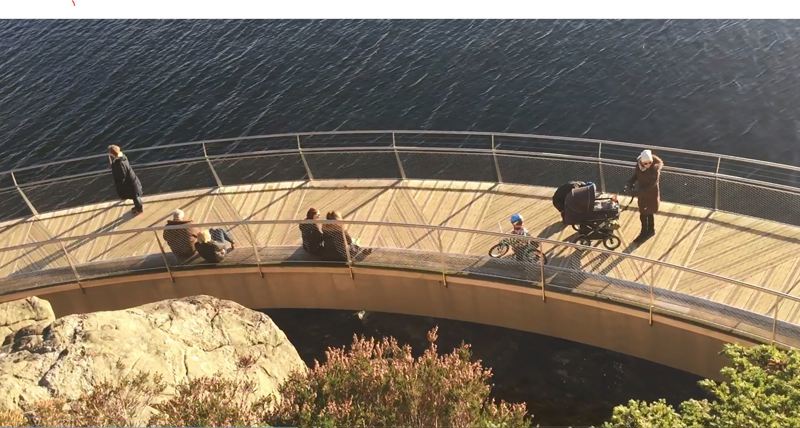 Turveibrua rundt Håhammeren