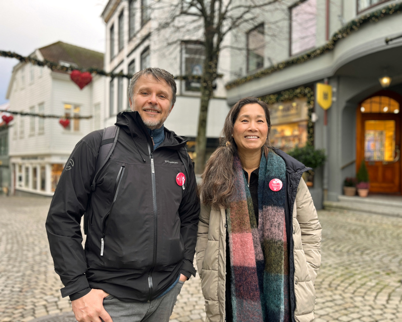 Ruth Haslerud og Jan Erik Fosmark