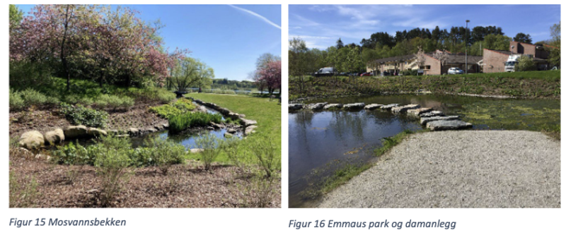 Emmaus og Mosvatnet bekk