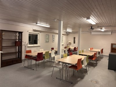 Viser utleielokalet på Gausel fritidsgård