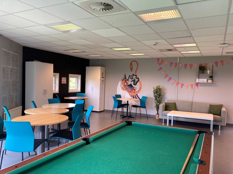Oppholdsrom på Madla fritidsklubb