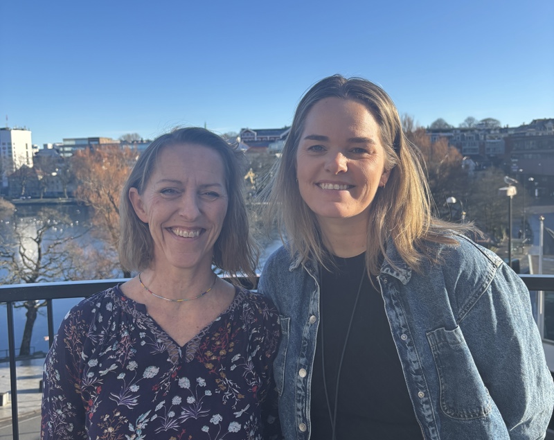 Nina Gjestvang-Knutzen og Vibecke Wagle jobber med Ungjobb. 