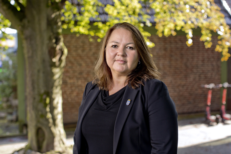 Portrett av direktør for helse og velferd, Stina Løkke