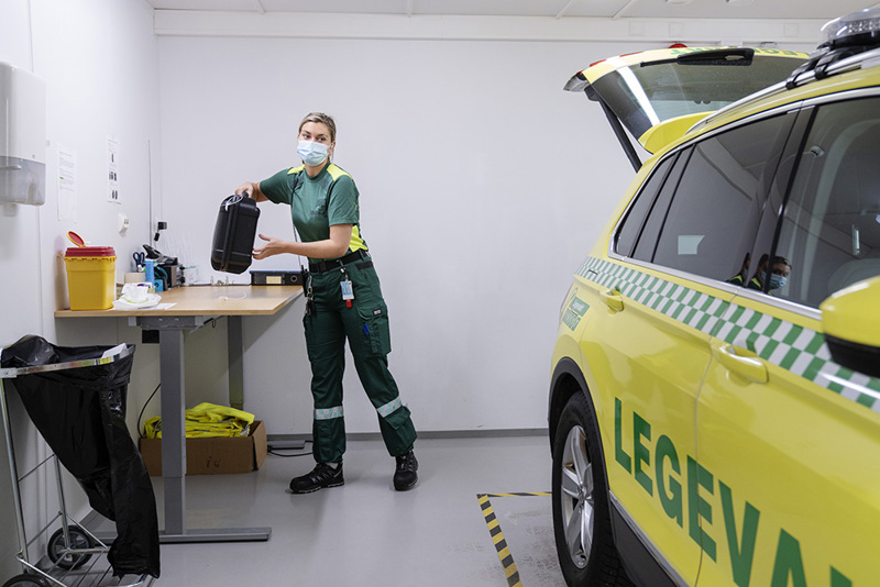 Legevaktbilen i Stavanger. 