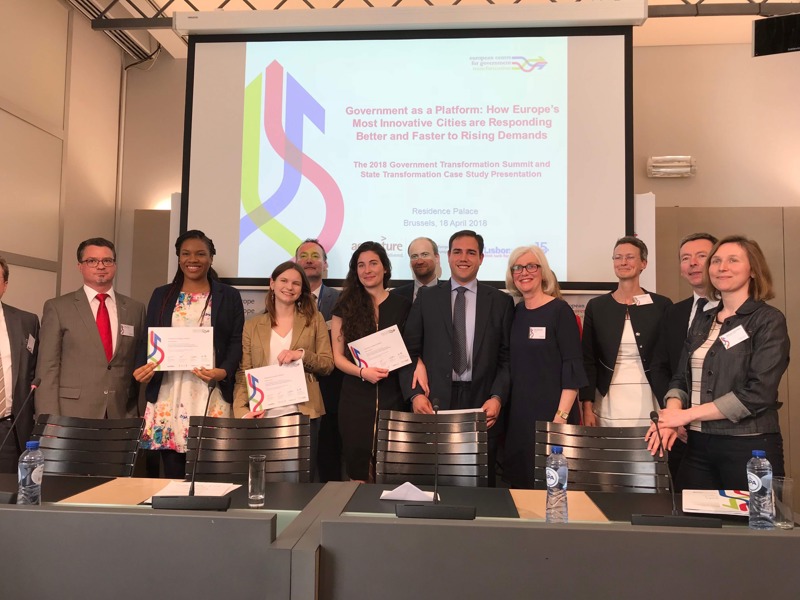 Stavanger var representert på Government Transformation Summit i Brussel.