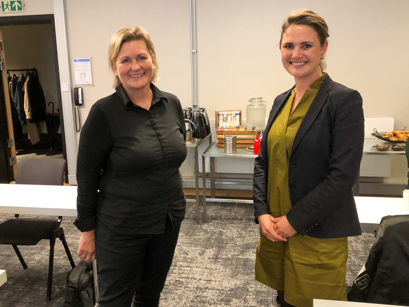 Næringssjef Anne Woie og ordfører Kari Nessa Nordtun