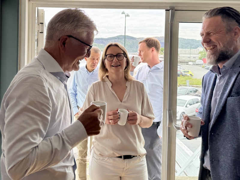 Olav Helge Hogstad - Forus Energigjenvinning, Gyri Haave Nilsen - Rogaland Fylkes kommune, og Audun Aspelund - Lyse.