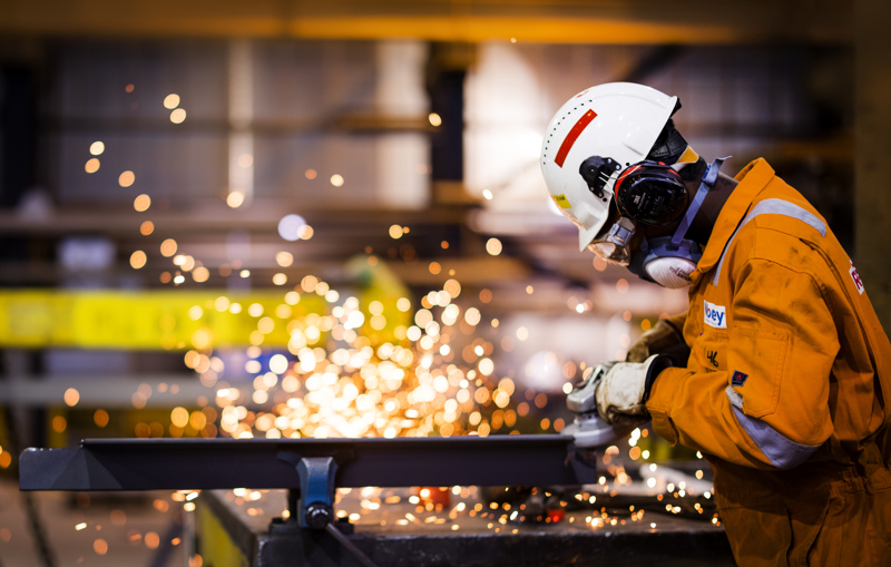 Industriarbeider på Rosenberg