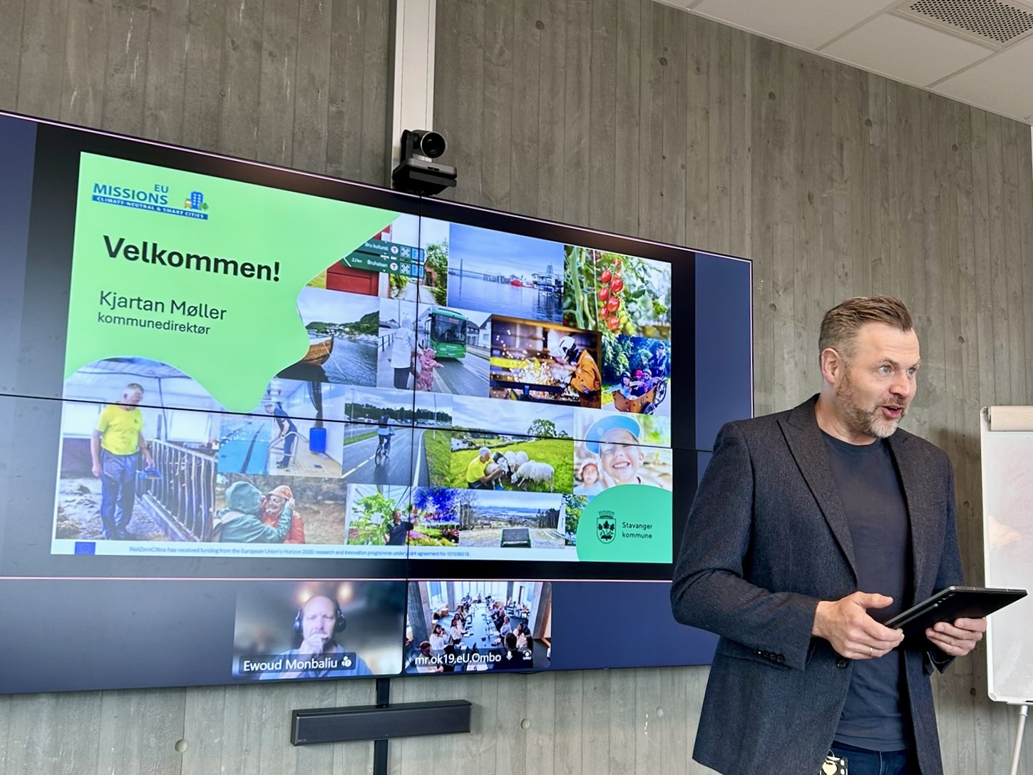 Kjartan Møller arbeidsmøte klimakontraktpartnere