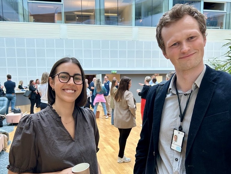 Frida Layti og Even Eide har siden 2024 vært koordinatorer i Nettverk for næring og bærekraft.