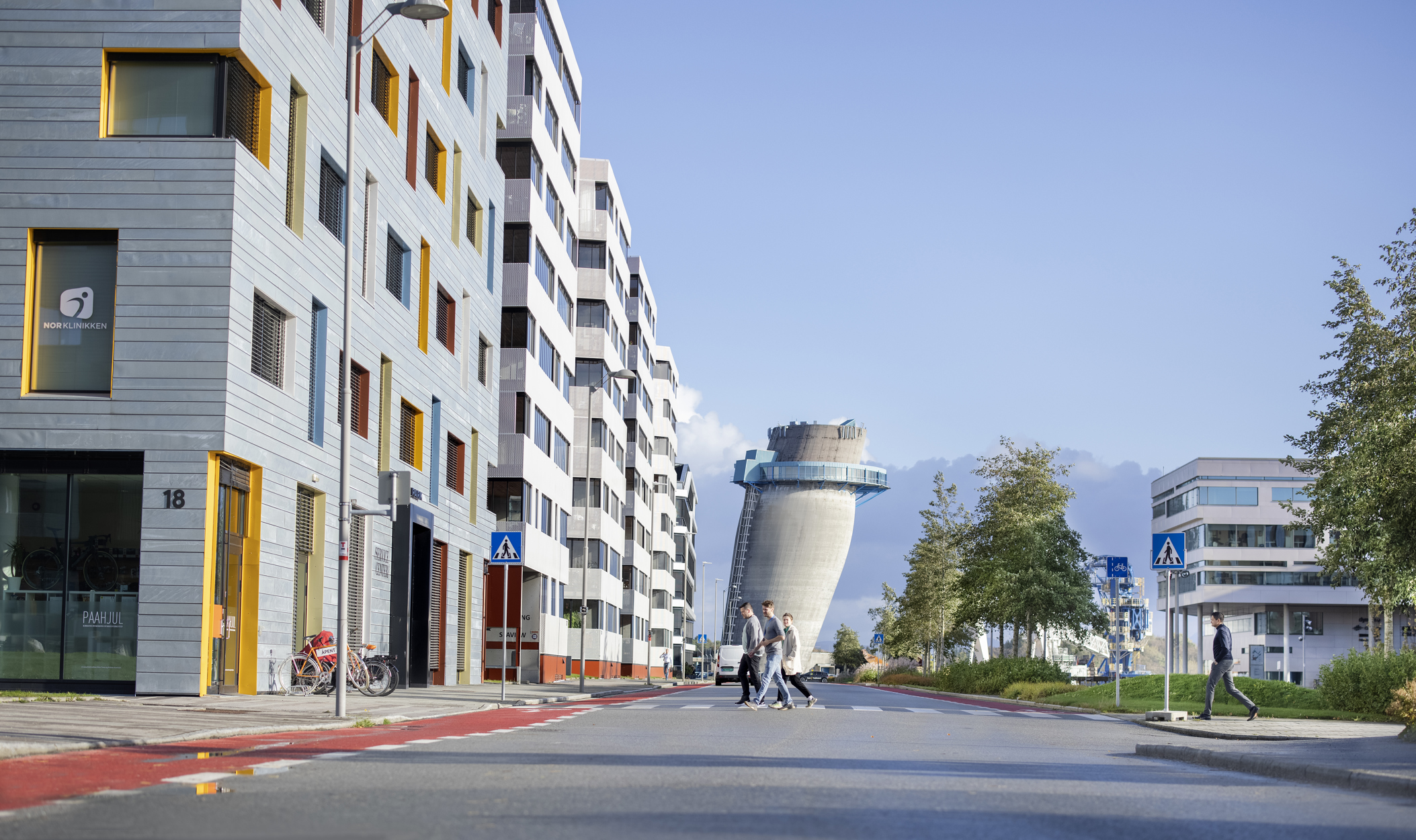 Det skjeive tårnet i Jåttåvågen