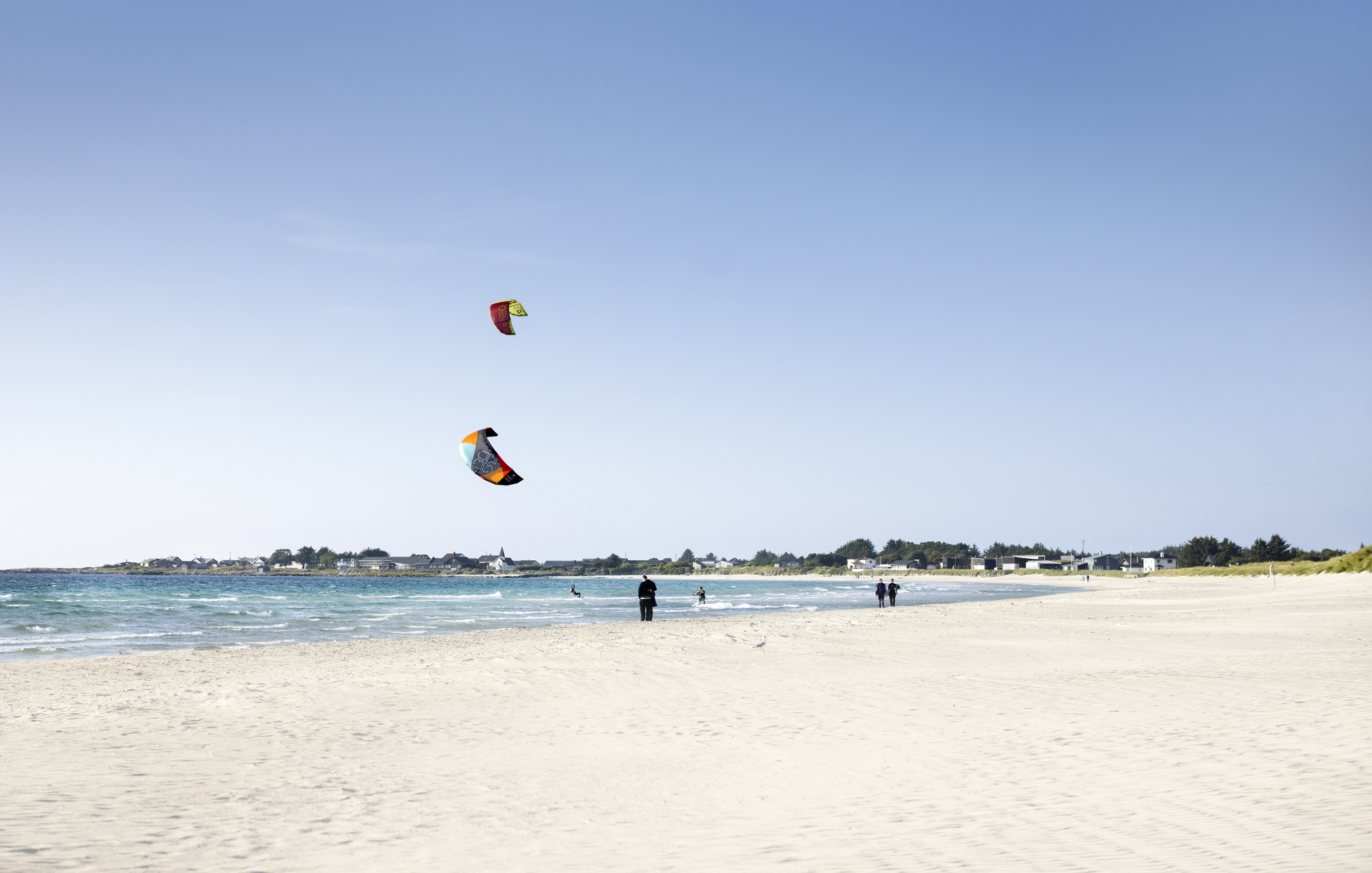 Kiting på Solastranden
