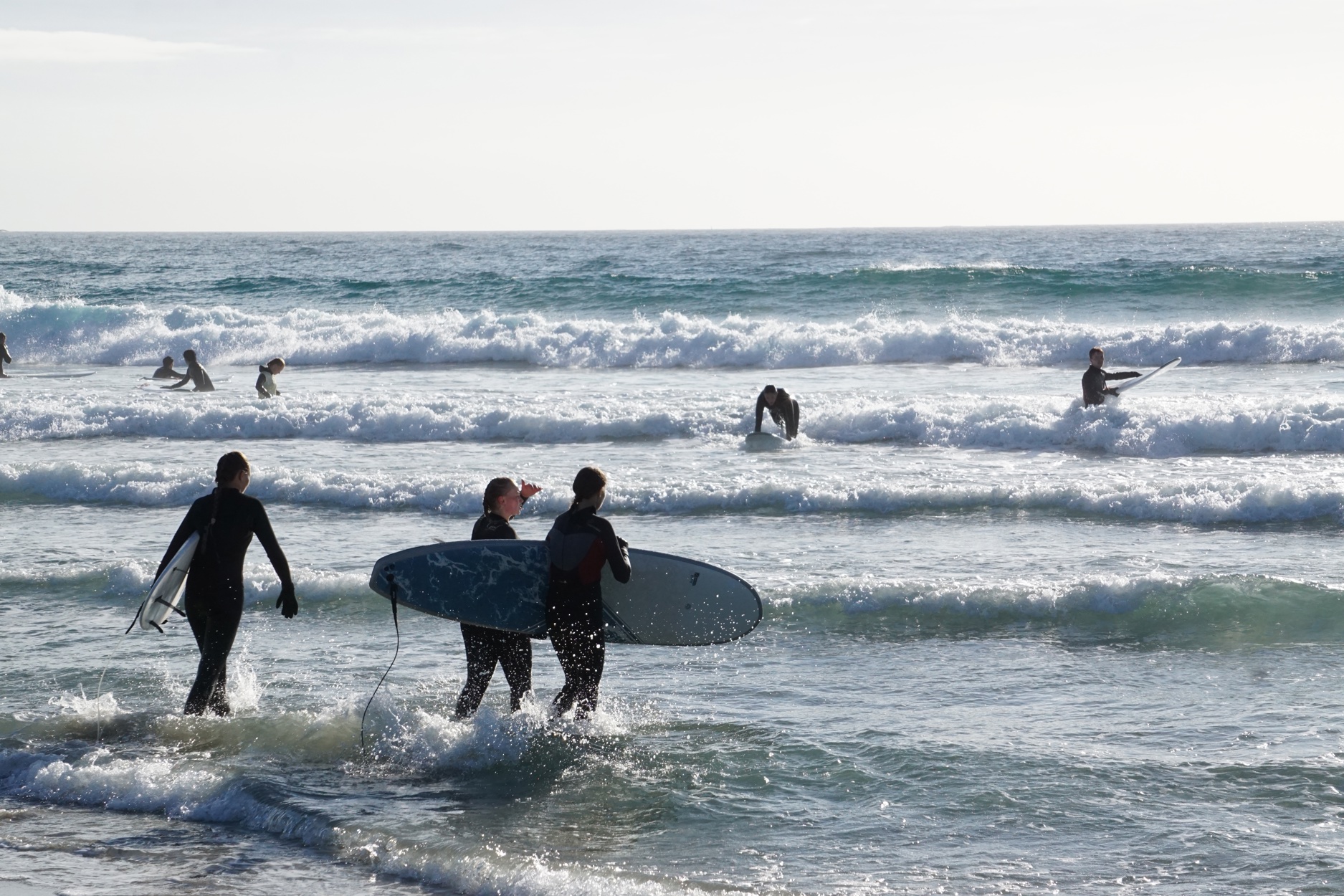 Surfing at Hellestø