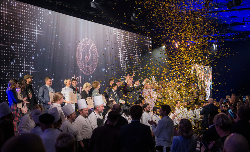 Vinnere med konfetti// Det norske måltid