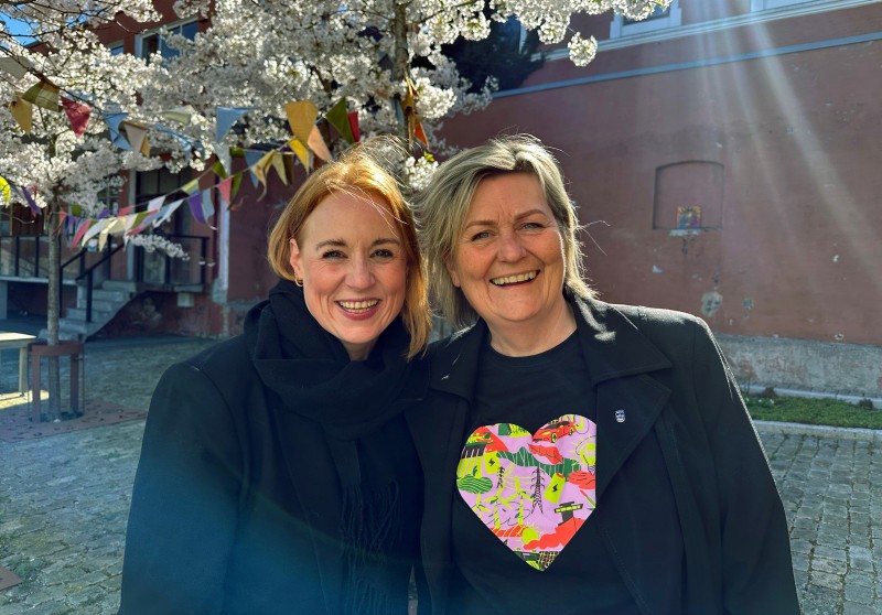 Marte C. W. Solheim, prorektor for innovasjon og samfunn ved UiS, og Anne Woie, næringssjef i Stavanger kommune.