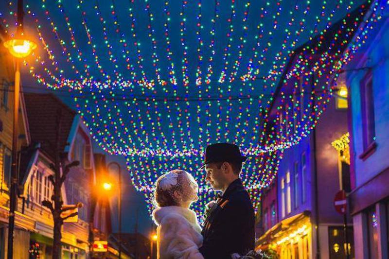 Vinterlys i fargegaten