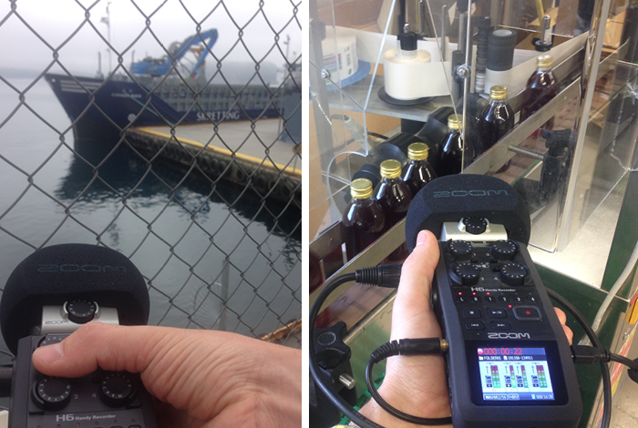 Lydopptak ved FK og safteri