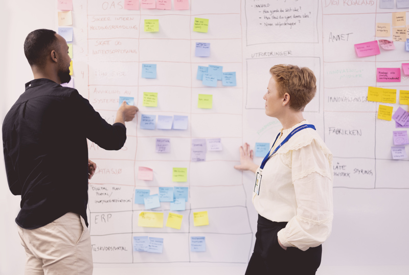 Kontoransatte i Stavanger kommune. 