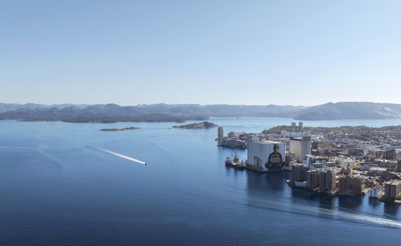 Flyfoto av Stavanger