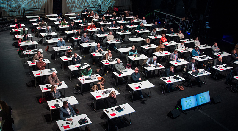 Kommunestyret i Stavanger. Møte mandag 21.02.2022 i Stavanger konserthus. Foto: Carina Johansen. 