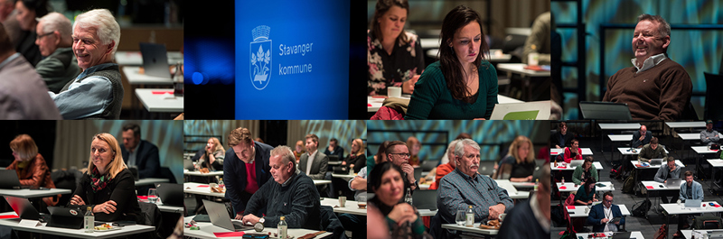 Stavanger kommunestyre - 2022. Foto: Carina Johansen. 