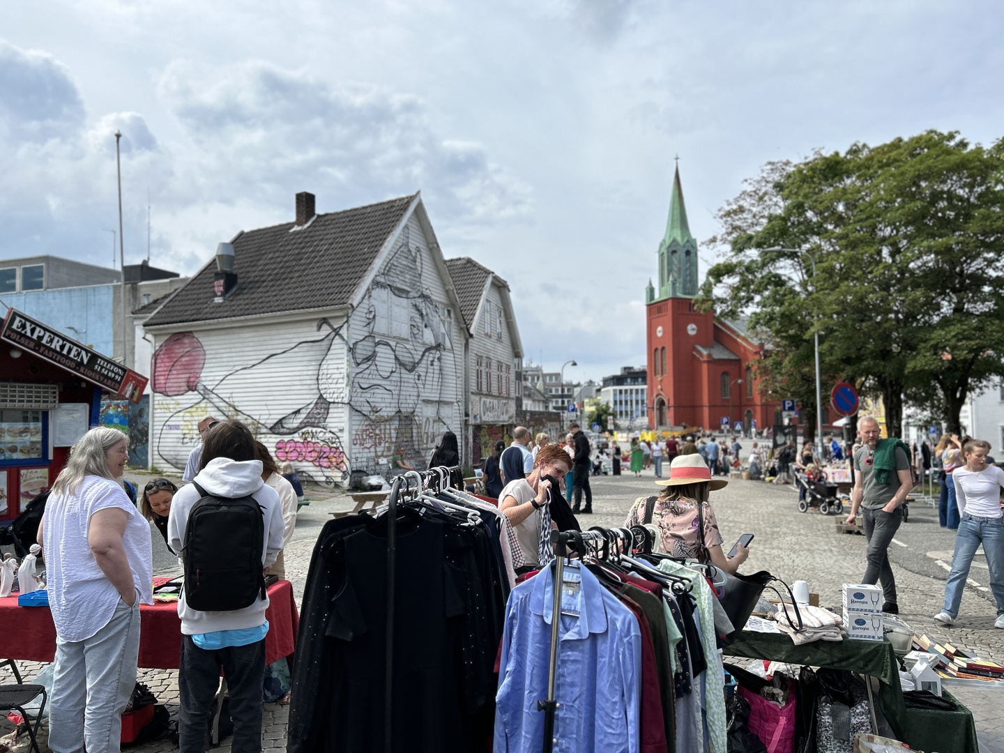 Bruktmarked på Nytorget