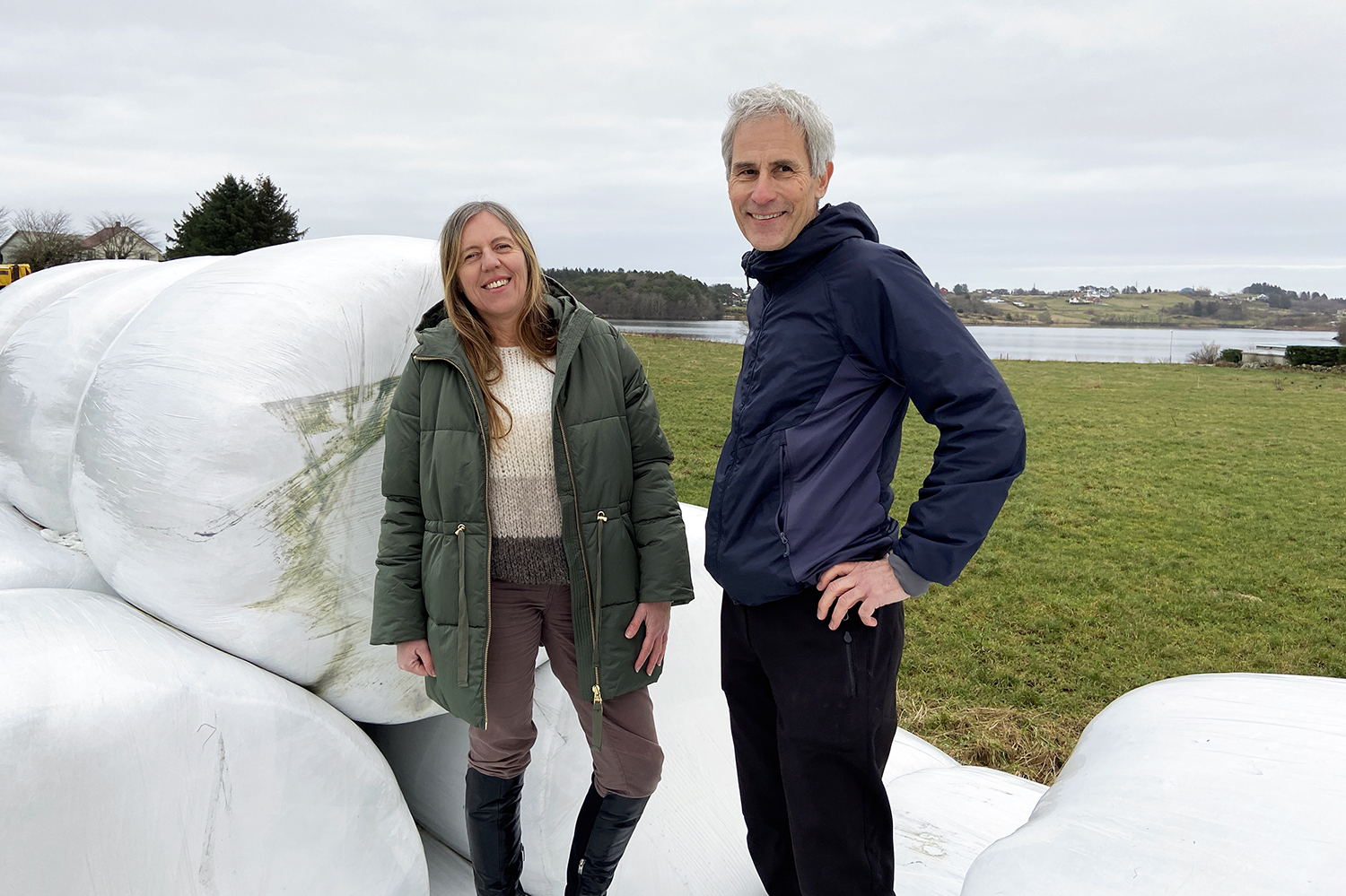 Miljøvernsjef Jane Nilsen Aalhus og landbrukssjef Geir Helge Rygg.