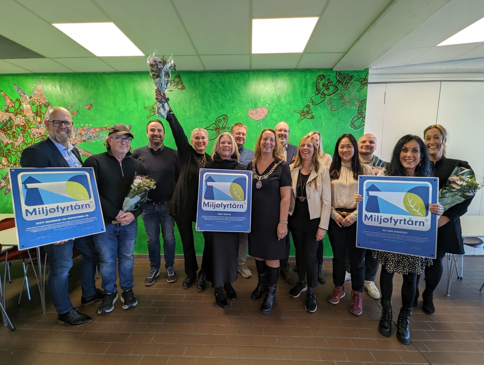 Åtte fornøyde og nye Miljøfyrtårn i Stavanger
