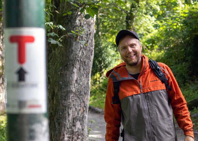 Rune Bjerga på tur