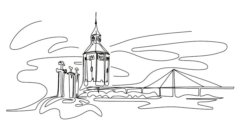 Tegning av Stavanger