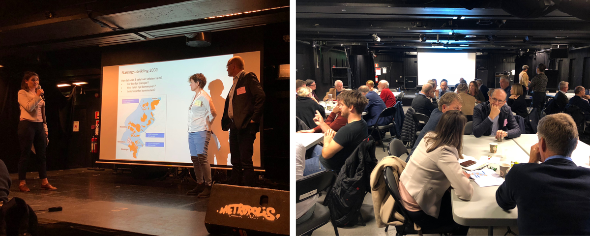 Bilder fra scenariesamlinger.