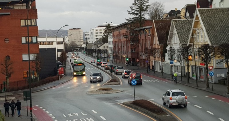 Trafikk på Lagårdsveien 