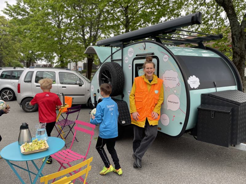 Oda Skagseth og "Snakkeboblå"