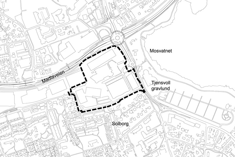 Oversiktskart med plangrense