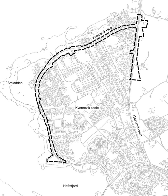 Oversiktskart med plangrense