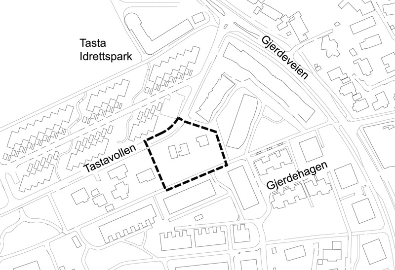 Oversiktskart med plangrense