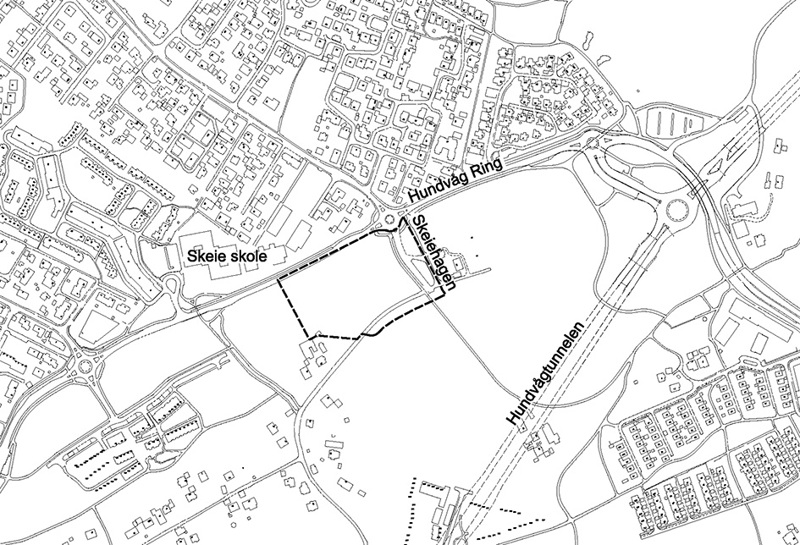 Oversiktskart med plangrense