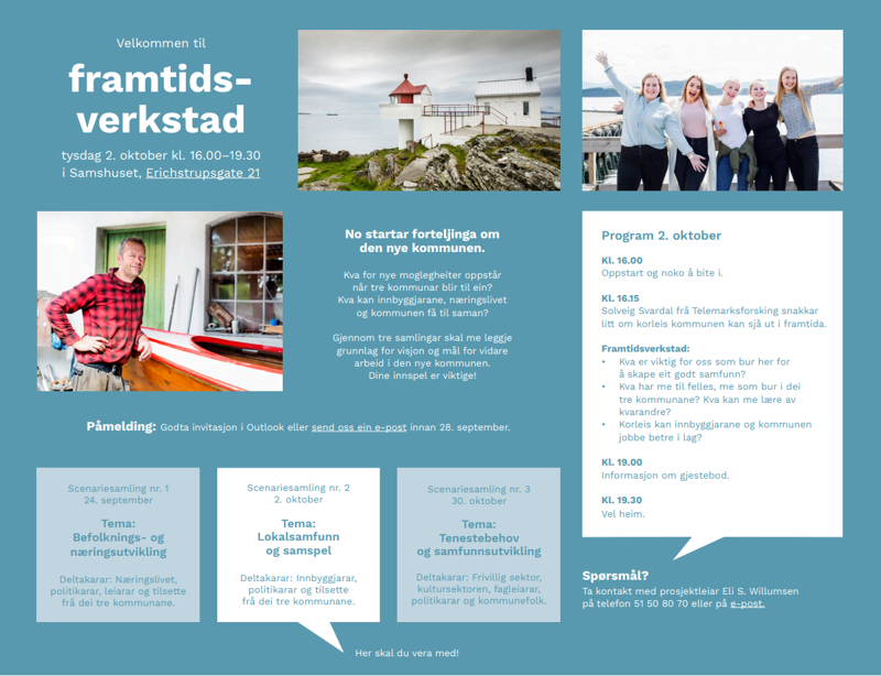 Invitasjon til fremtidsverksted.