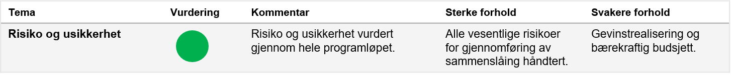 Risiko og usikkerhet