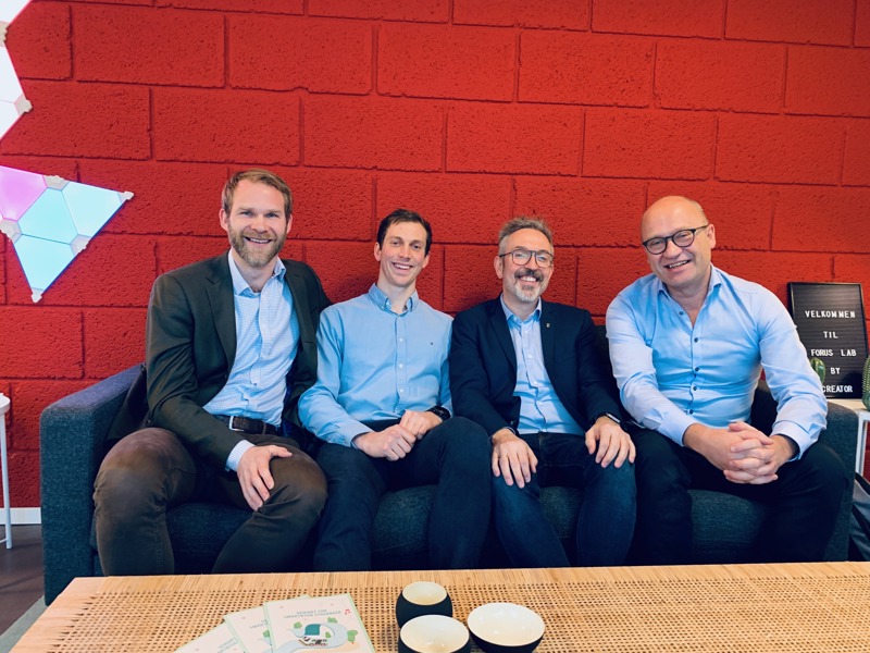 Juryen under Miljøhack. Årstein Skjæveland fra Gjesdal kommune, Arne Jørgensen fra Sandnes kommune, Gunnar Crawford fra Stavanger kommune og Ståle Undheim fra Sola kommune. 