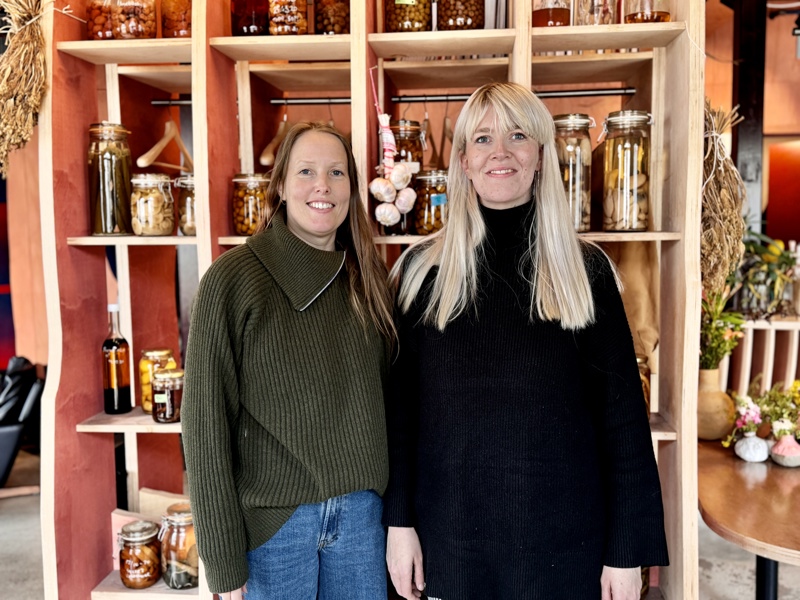 Vil gi en boost: Cecilie Austerå  og Marion Jensen i Formverk. 