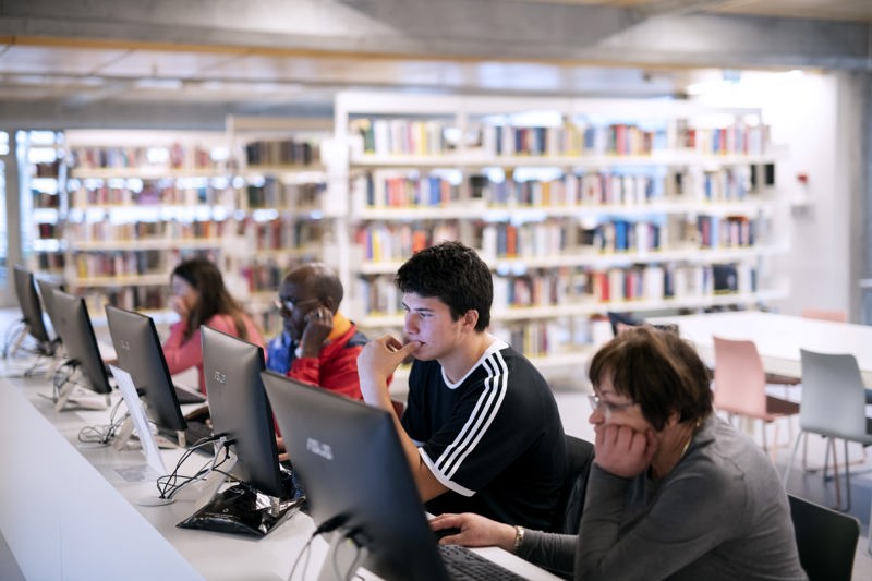 Sølvberget er et av mange steder der innbyggerne nyter godt av kommunens åpne nettverk. Foto: Anne Lise Norheim/Sølvberget